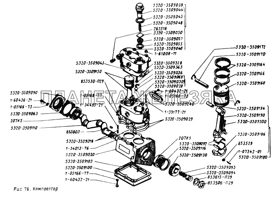 Компрессор УРАЛ-43202