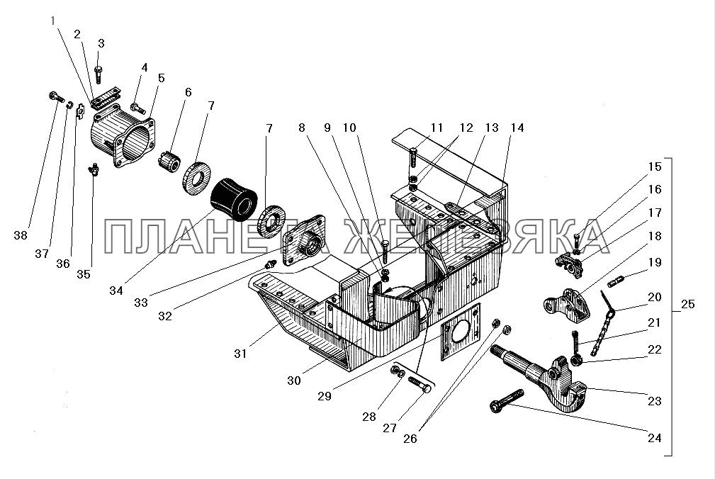 Буксирный прибор (для МО) УРАЛ-4320-31