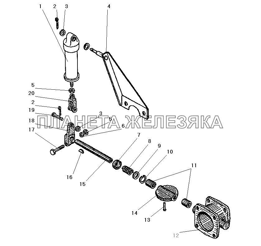 Вспомогательный тормоз УРАЛ-4320-31