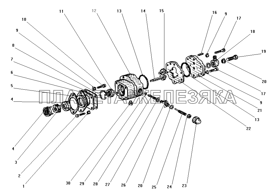 Топливный насос предпускового подогревателя УРАЛ-43203-10