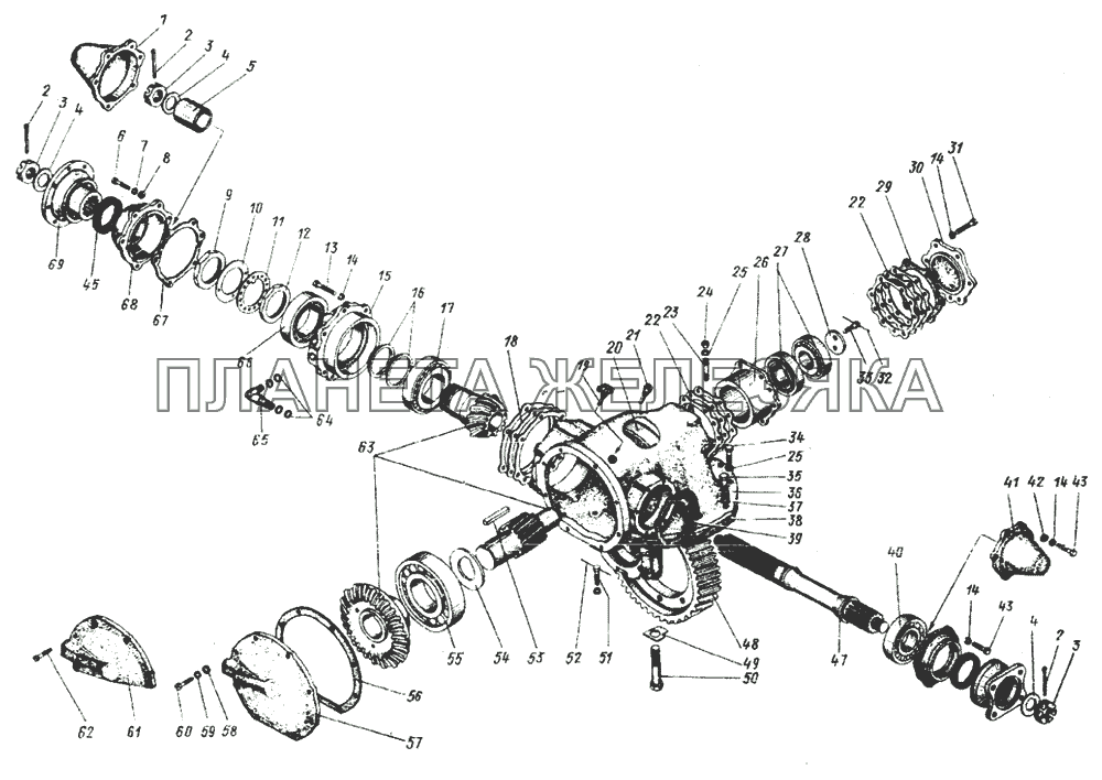 Передача главная УРАЛ-4420