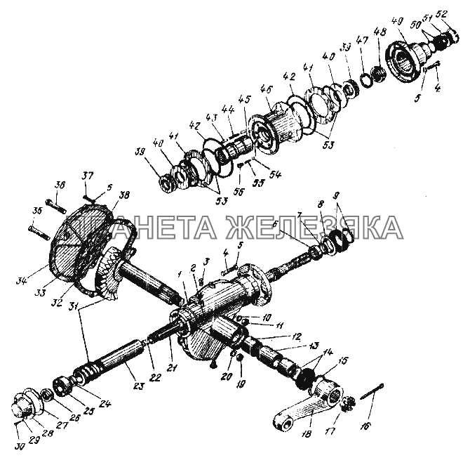 Механизм рулевой УРАЛ-4320