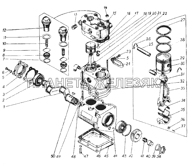 Компрессор УРАЛ-4320