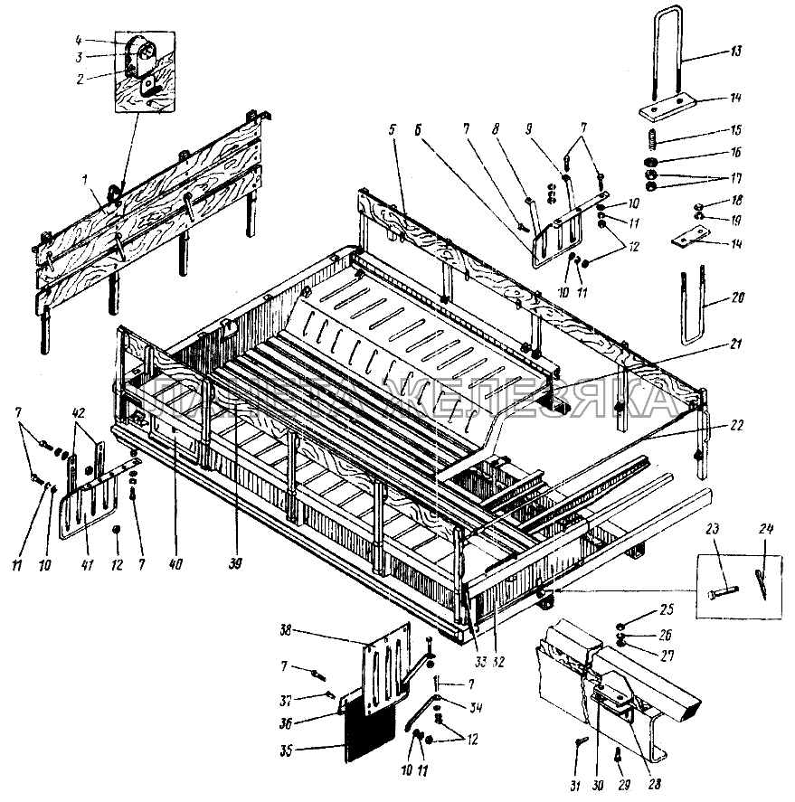 Платформа УРАЛ-4320