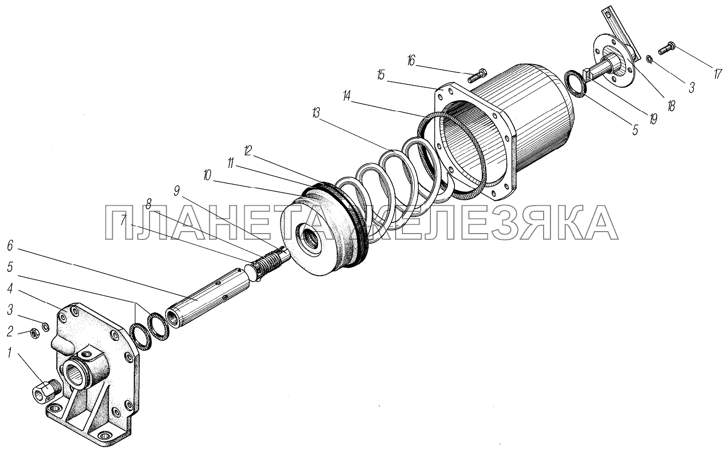 Камера тормозная УРАЛ-4320-1151-59