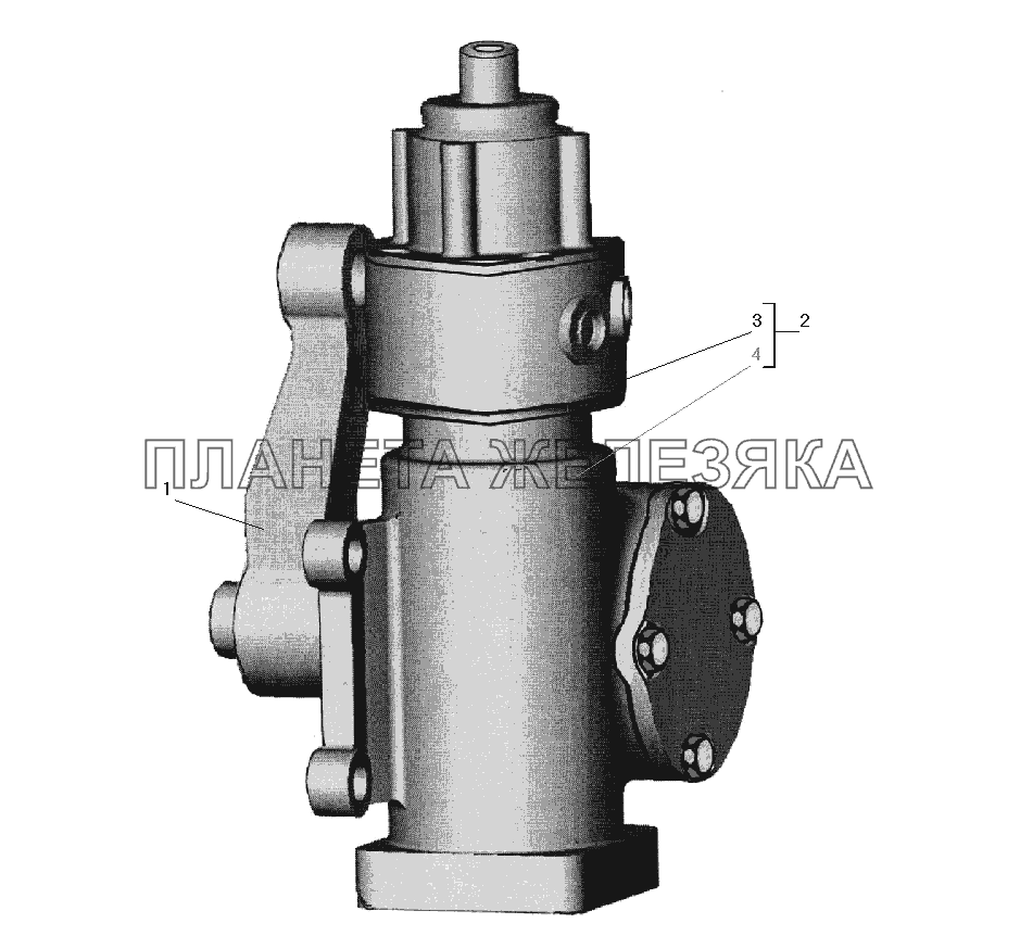 Механизм рулевой с распределителем УРАЛ-532301