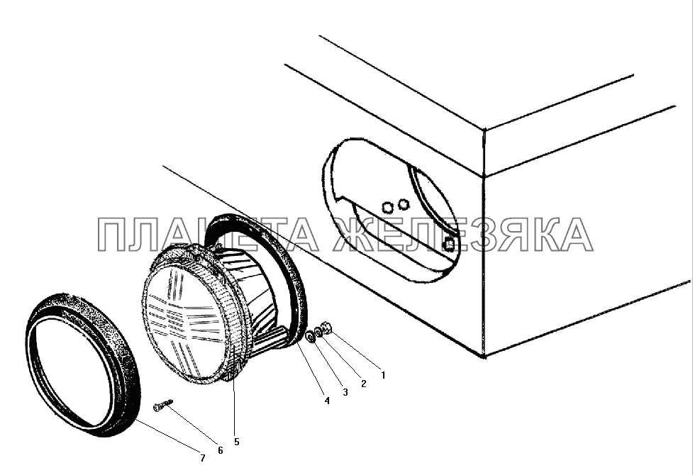 Фара УРАЛ-532301