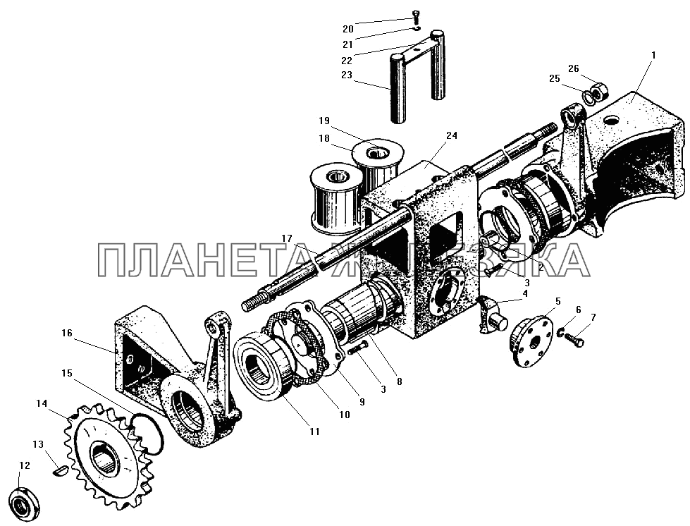 Тросоукладчик УРАЛ-532301