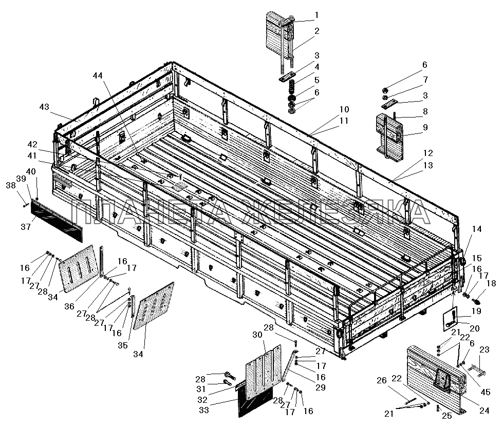 Платформа УРАЛ-532301