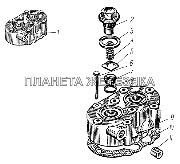 Головка компрессора УРАЛ-532361
