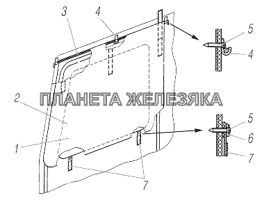 Установка штор окон дверей УРАЛ-532361