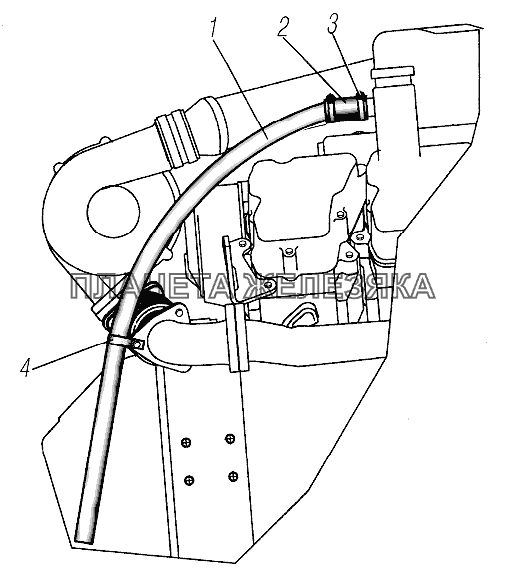 Вентиляция картера УРАЛ-532361