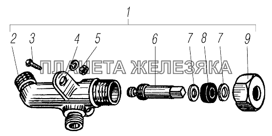 Кран колесный УРАЛ-532361