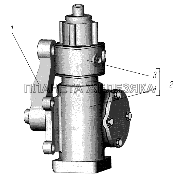 Механизм рулевой с распределителем УРАЛ-532361