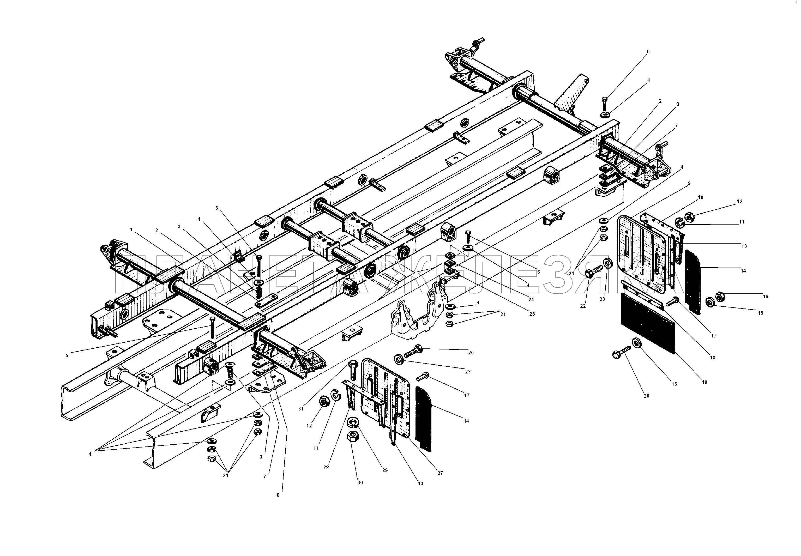 Надрамник УРАЛ-5557-31