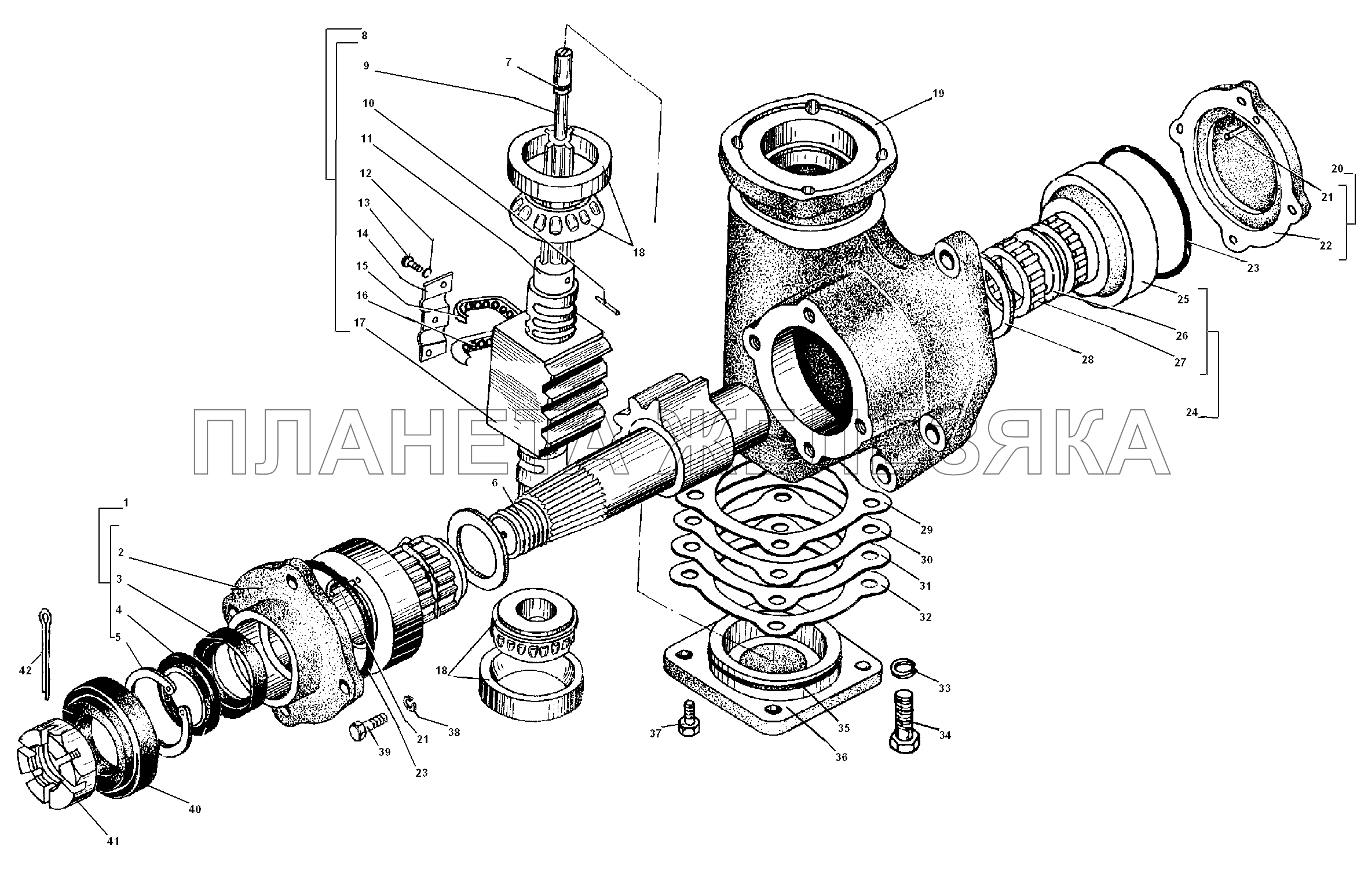 Механизм рулевой УРАЛ-5557-31
