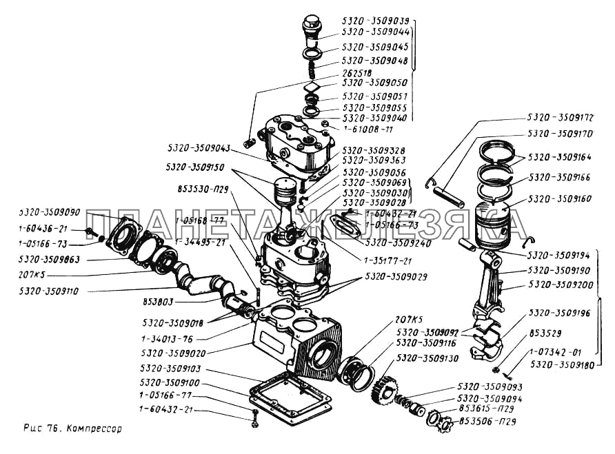 Компрессор УРАЛ-5557