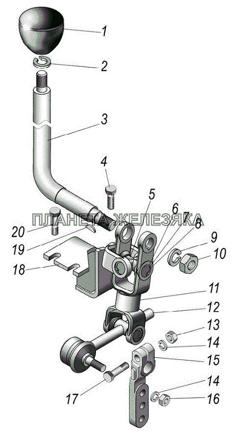 Коробка переключение урал. Рычаг переключения передач Урал 4320. Крестовина рычага КПП Урал 4320. Рычаг переключения КПП Урал 4320. Крепление рычига КППП урал5557.