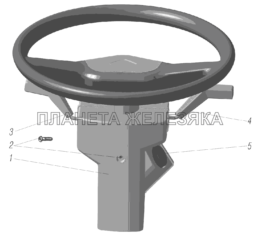 Установка замка зажигания УРАЛ-55571-1121-70