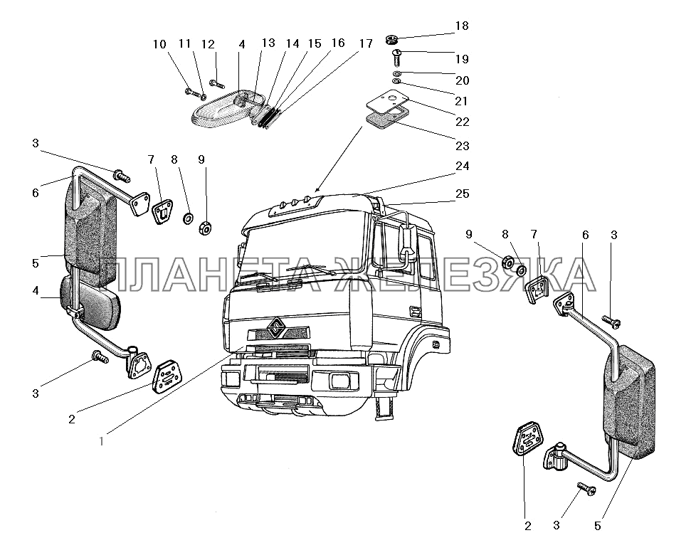 Кабина в сборе УРАЛ-63674