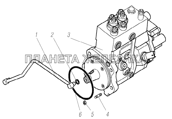 Насос топливный УРАЛ-63704