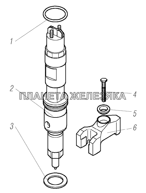 Форсунка электроуправляемая УРАЛ-6370-1151