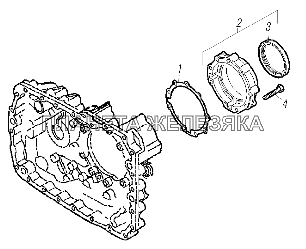 Картер планетарной передачи УРАЛ-6370-1151