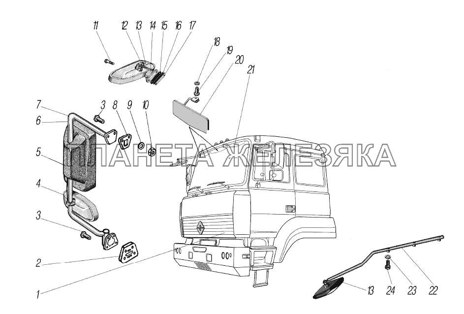 Кабина в сборе УРАЛ-63704