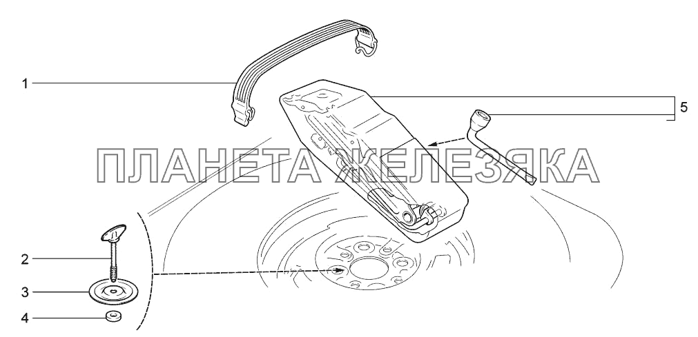 Инструмент шоферский LADA-1117, 1118, 1119