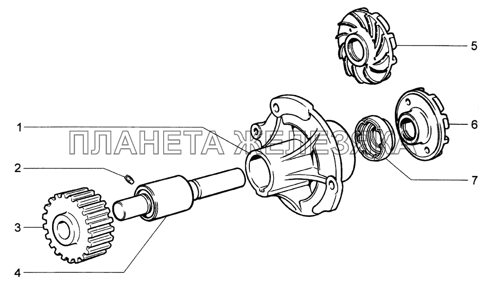 Насос водяной ВАЗ-1118 