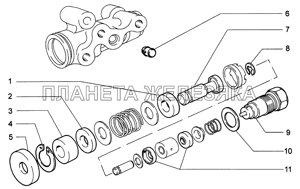 Регулятор давления ВАЗ-1118 