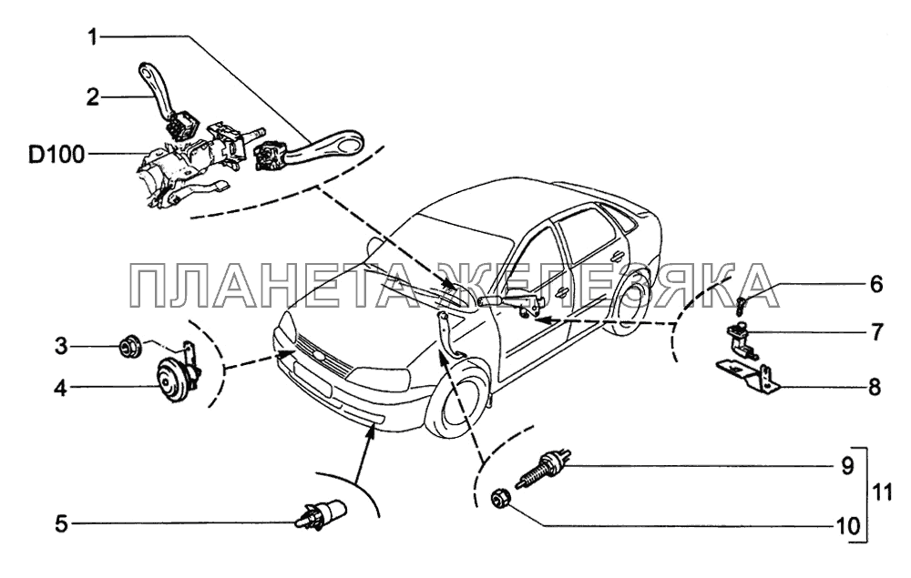 Сигналы ВАЗ-1118 