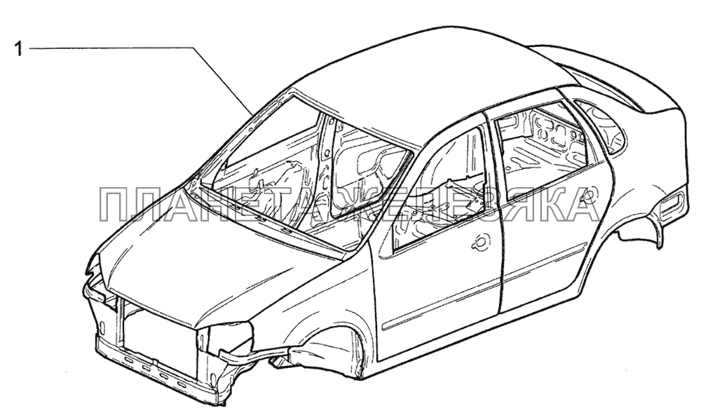 Кузов ВАЗ-1118 