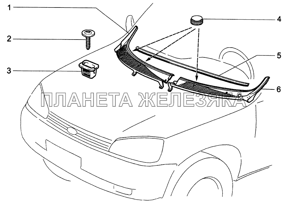 Накладки облицовочные ВАЗ-1118 