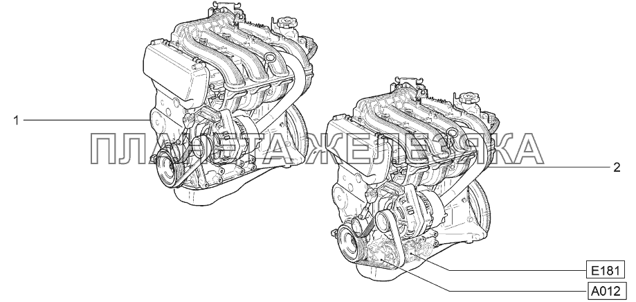 Двигатель LADA-1119 Sport