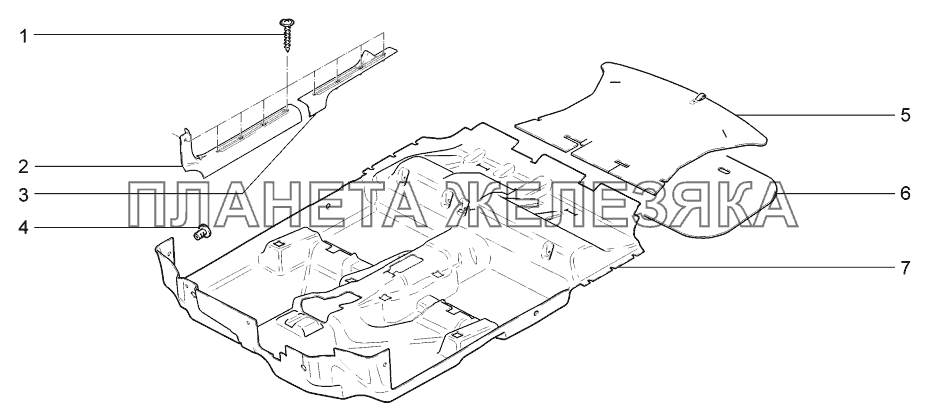 Коврики LADA-1119 Sport Коврики LADA-1119 Sport
