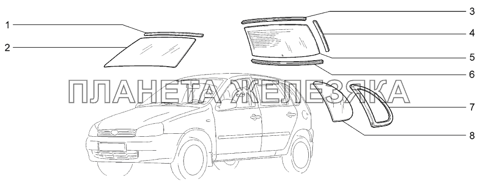 Окна LADA-1119 Sport Окна LADA-1119 Sport
