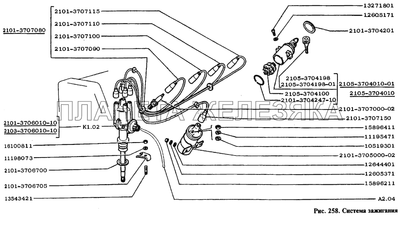 Система зажигания ВАЗ-2104