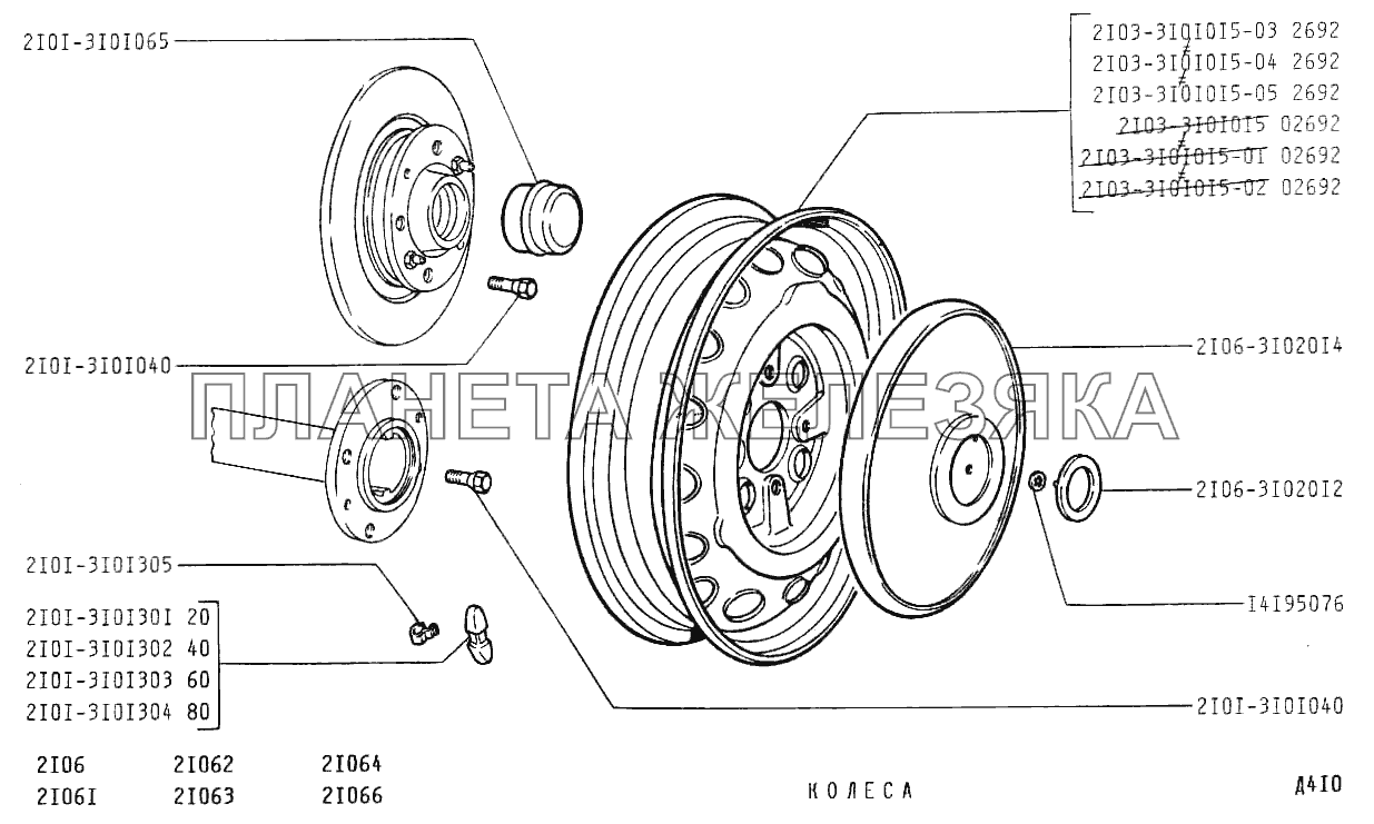 Колеса ВАЗ-2106