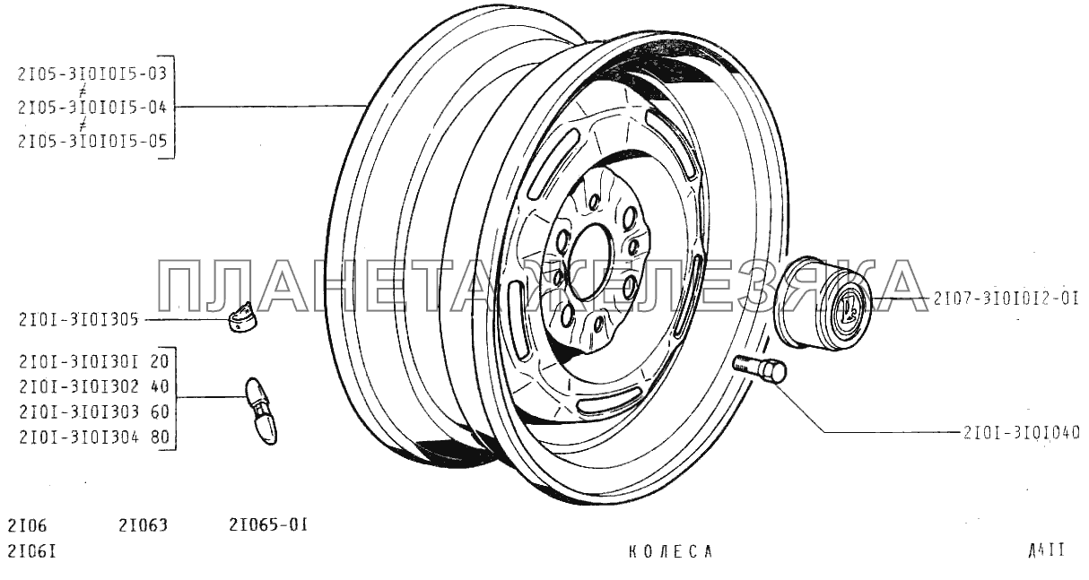 Колеса ВАЗ-2106