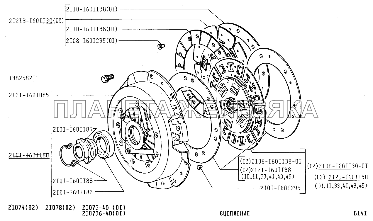 Сцепление ВАЗ-2107