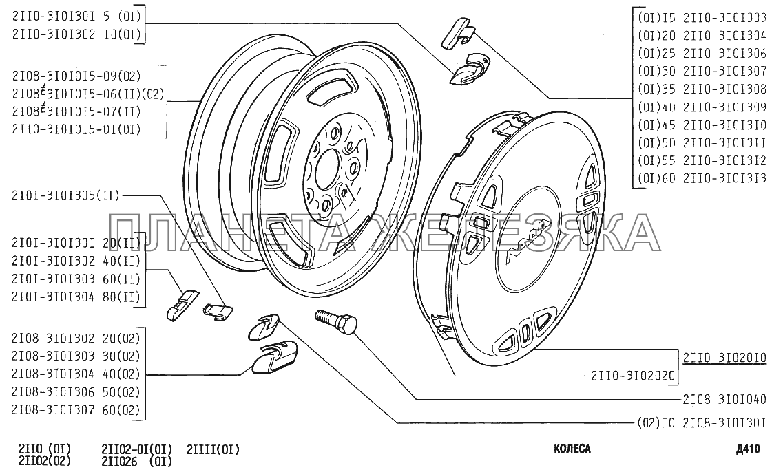 Колеса ВАЗ-2110