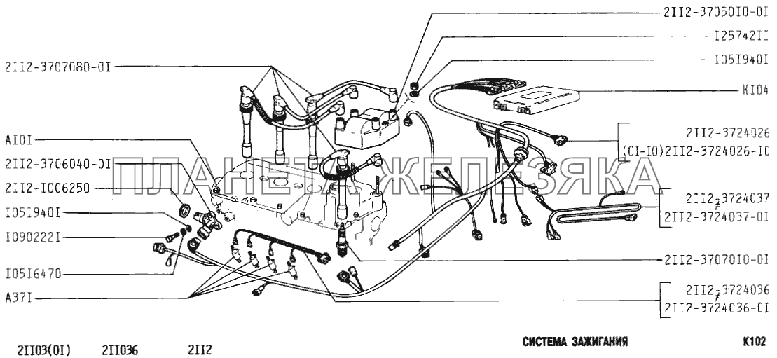 Система зажигания ВАЗ-2110