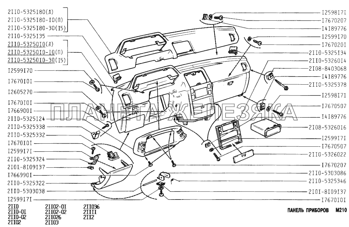 Панель приборов ВАЗ-2110