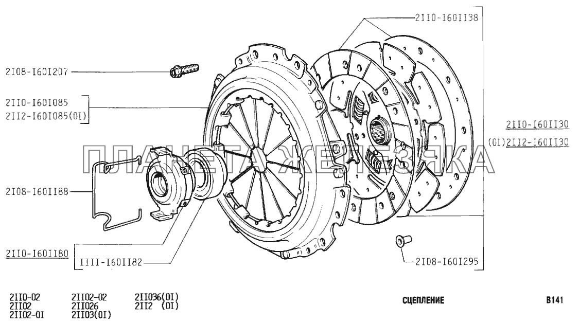 Сцепление ВАЗ-2110