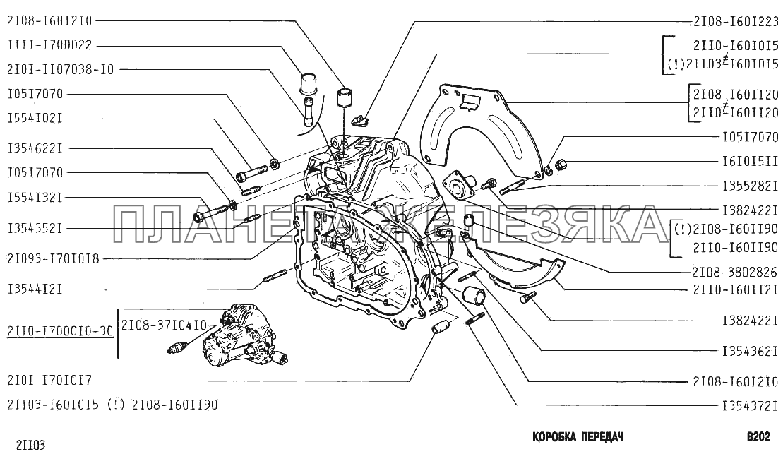 Коробка передач ВАЗ-2110