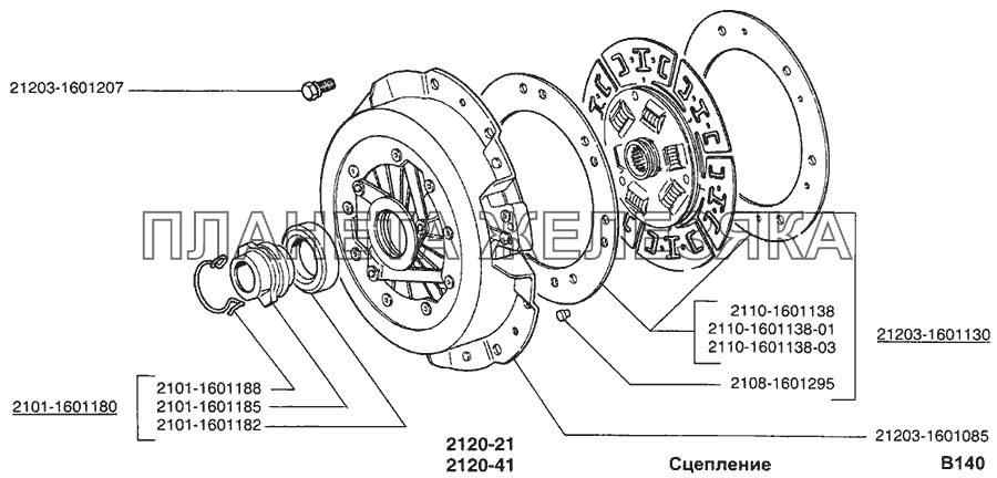 Сцепление ВАЗ-2120 