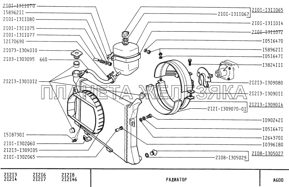 Радиатор ВАЗ-21213