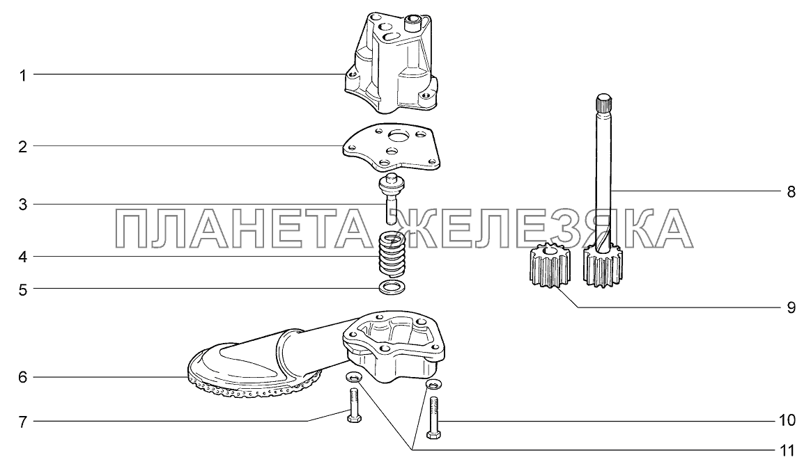 Насос масляный LADA 4x4 M