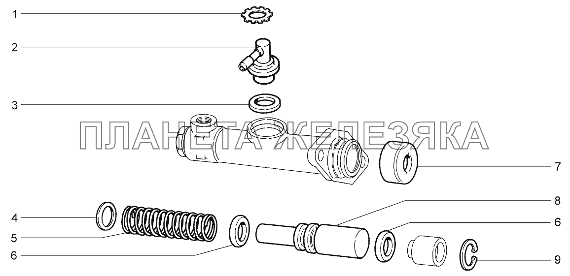 Цилиндр главный сцепления LADA 4x4 M